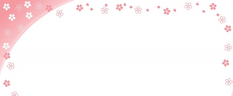 桜の花｜ピンク色の花｜フレーム（飾り枠）｜無料｜ダウンロード