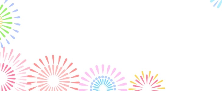 花火大会｜8月｜花火｜祭り｜フレーム（飾り枠）｜無料｜ダウンロード