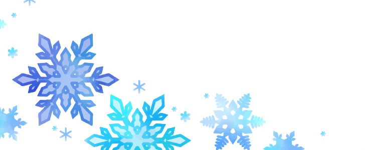 雪｜結晶｜雪の花｜かわいい｜おしゃれ｜青｜冬｜フレーム（飾り枠）｜無料｜ダウンロード
