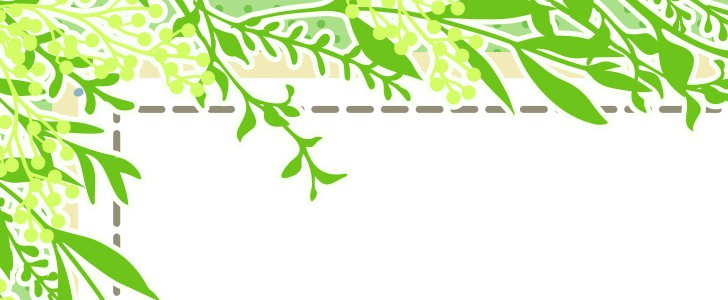 植物｜ボタニカル｜エコ｜自然｜ナチュラル｜緑｜グリーン｜葉｜フレーム（飾り枠）｜無料｜ダウンロード