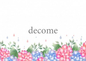 紫陽花　梅雨のイ…｜フレーム（飾り枠）｜06月｜無料