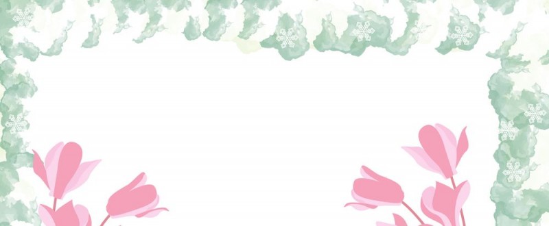 シクラメンの花｜ピンク色の花｜フレーム（飾り枠）｜無料｜ダウンロード