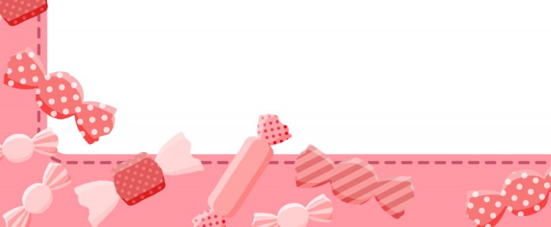 かわいい｜ピンク｜キャンディ｜アメ｜おしゃれ｜お菓子｜フレーム（飾り枠）｜無料｜ダウンロード