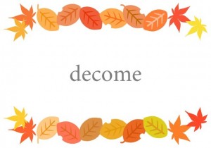 秋色の枯れ葉と紅…｜フレーム（飾り枠）｜秋｜無料
